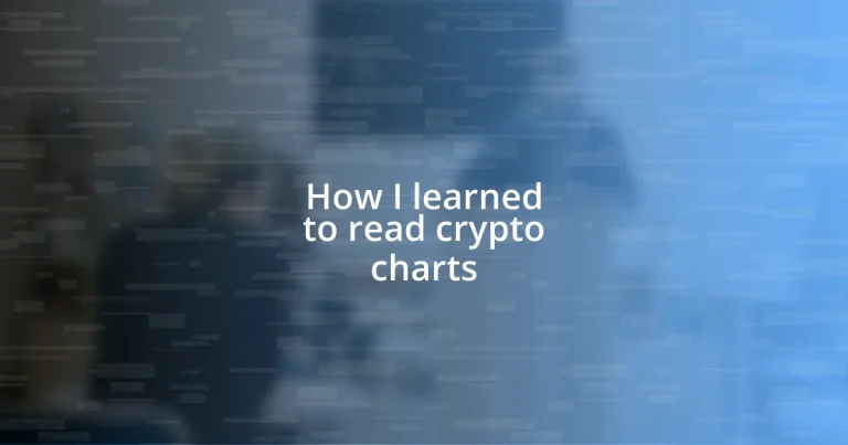 How I learned to read crypto charts